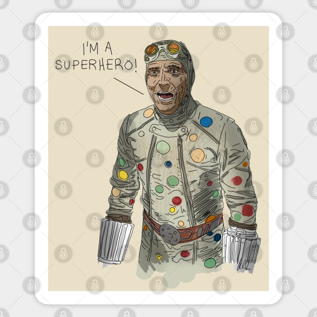 I'm A Superhero! Sticker by 51Deesigns